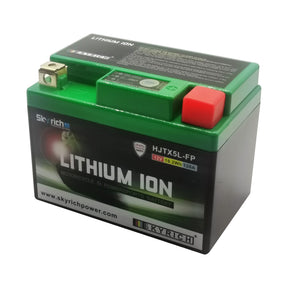 SkyRich Lithium Ion 12V 1.6Ah Battery HJTX5L-FP Replaces YTX5L-BS, YTZ5-S