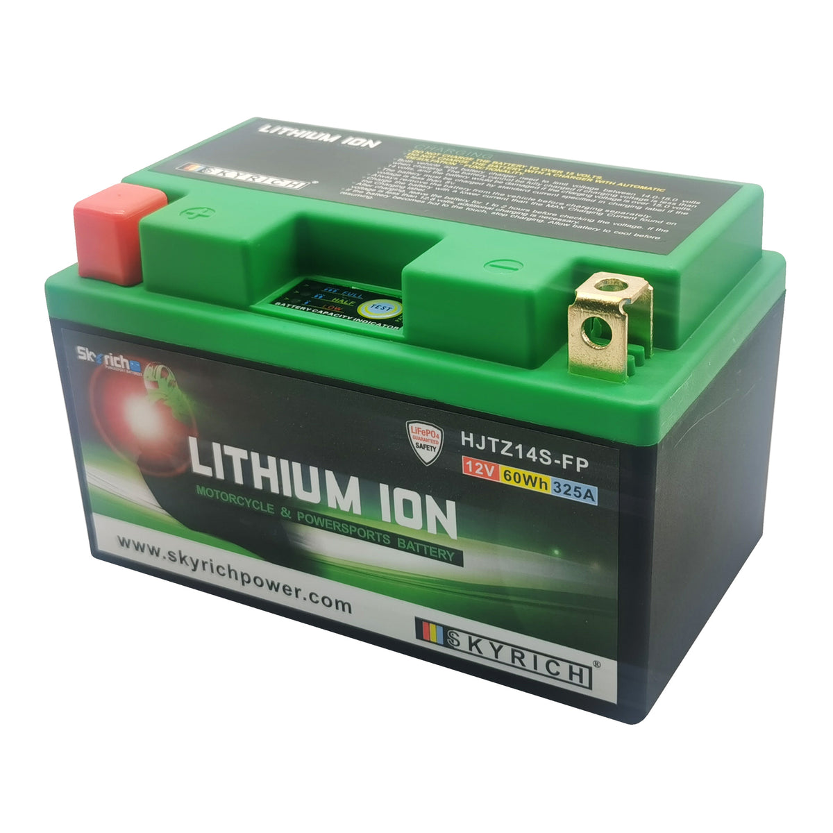 SkyRich Lithium Ion 12V 11Ah Battery HJTZ12S-FP-SI Replaces YTZ12-S