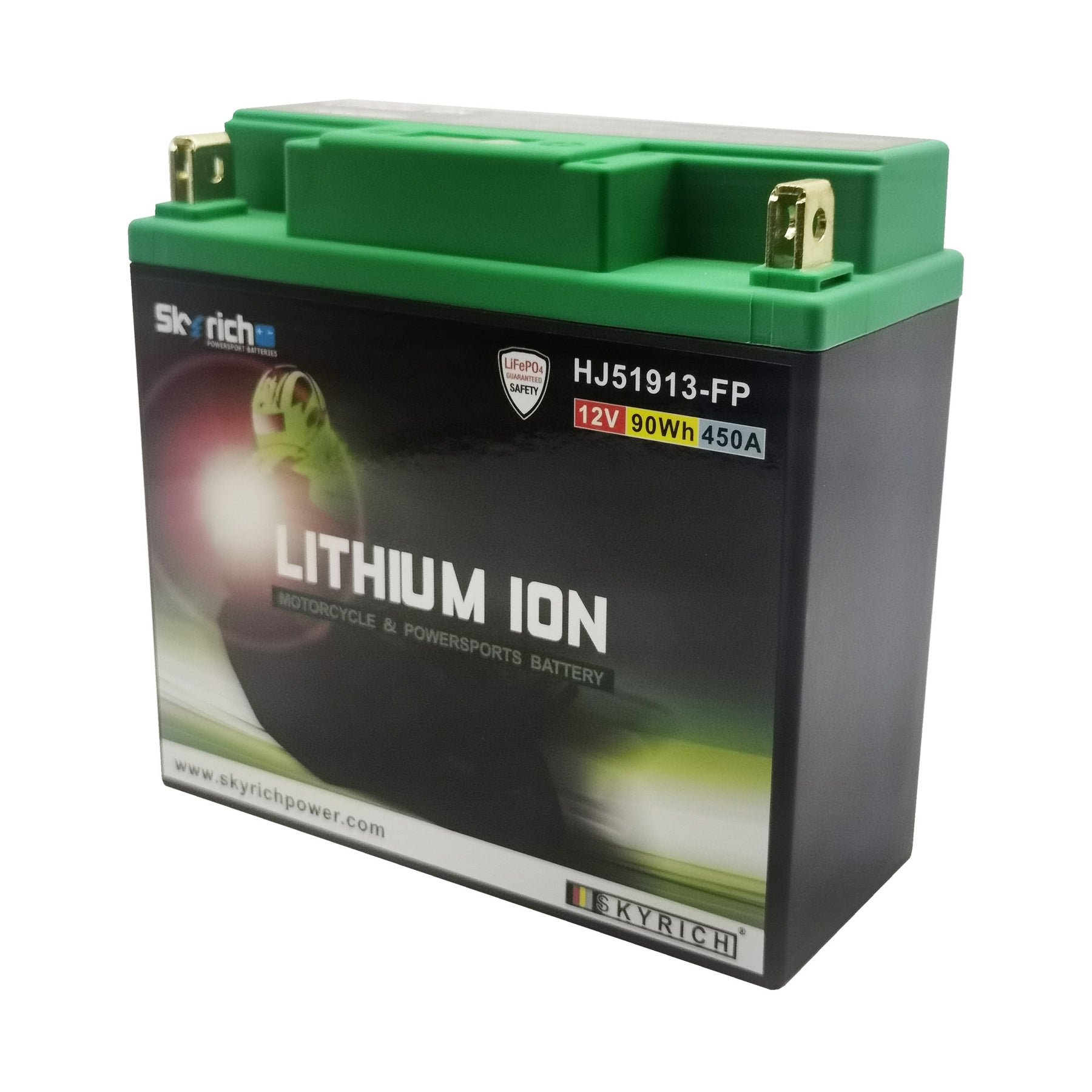 Skyrich Lithium 12V 7.5Ah Ion Battery HJ51913-FP Replaces YT19BL-BS