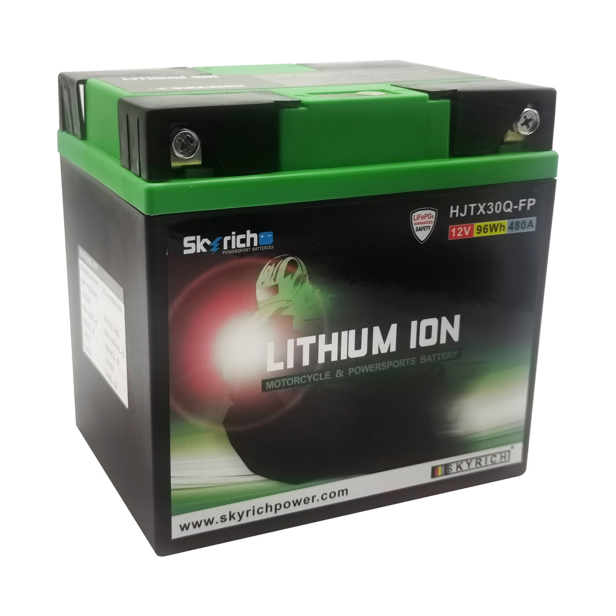 Skyrich Lithium 12V 8Ah Ion Battery HJTX30Q-FP Replaces YIX30L-BS