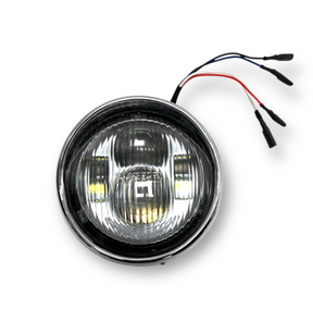Lambretta Series 2 Li TV Complete LED Headlight Unit AC/DC - Casa Performance