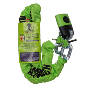 Mammoth Sold Secure Gold Approved 12mm x 1.2m Square Chain With Shackle Lock