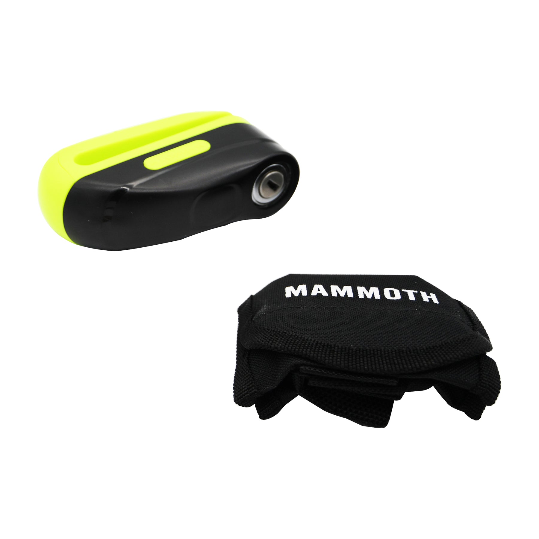 Mammoth Security Rogue Motorcycle Motorbike Scooter Disc Lock 10mm Yellow
