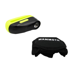 Mammoth Security Rogue Motorcycle Motorbike Scooter Disc Lock 10mm Yellow