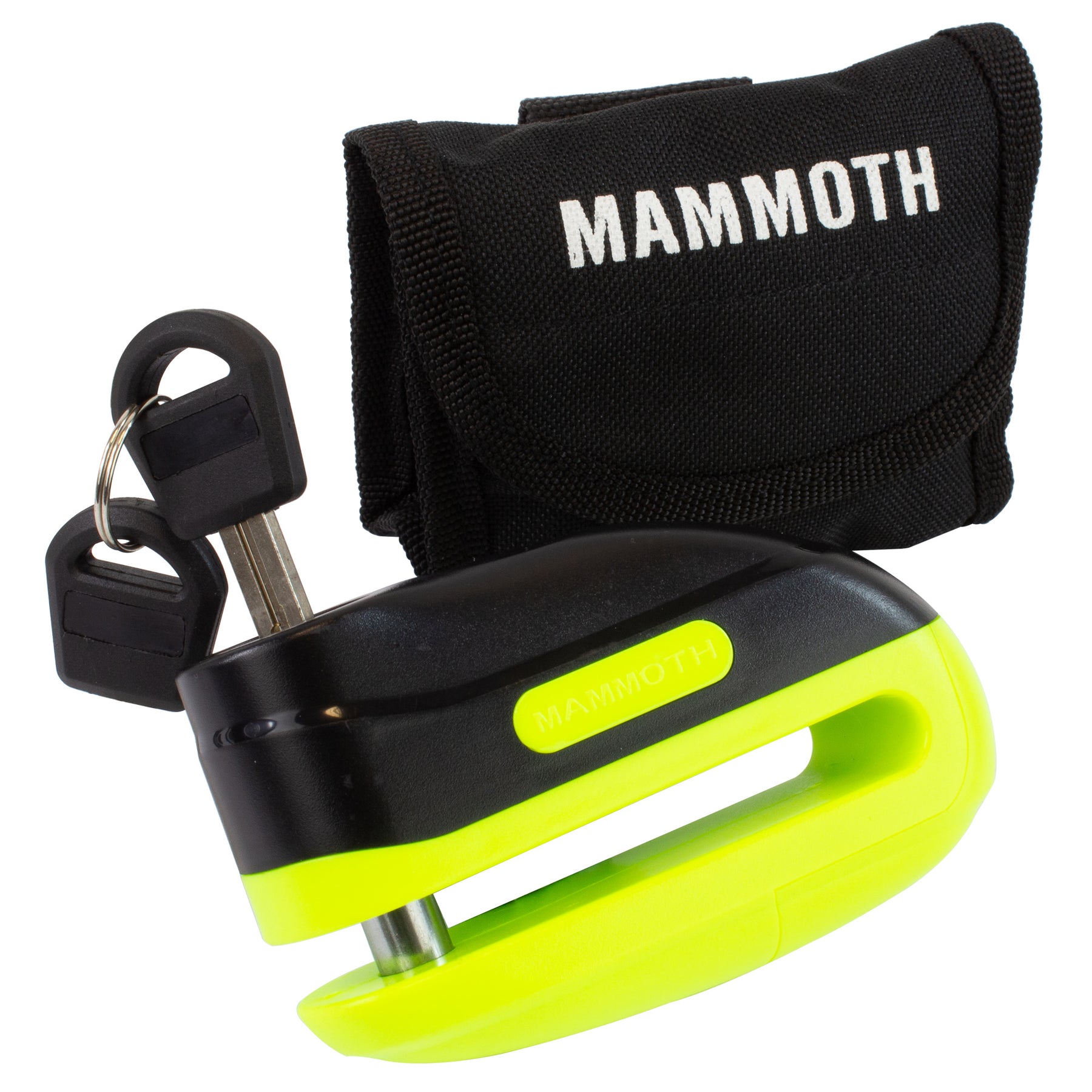 Mammoth Security Rogue Motorcycle Motorbike Scooter Disc Lock 10mm Yellow
