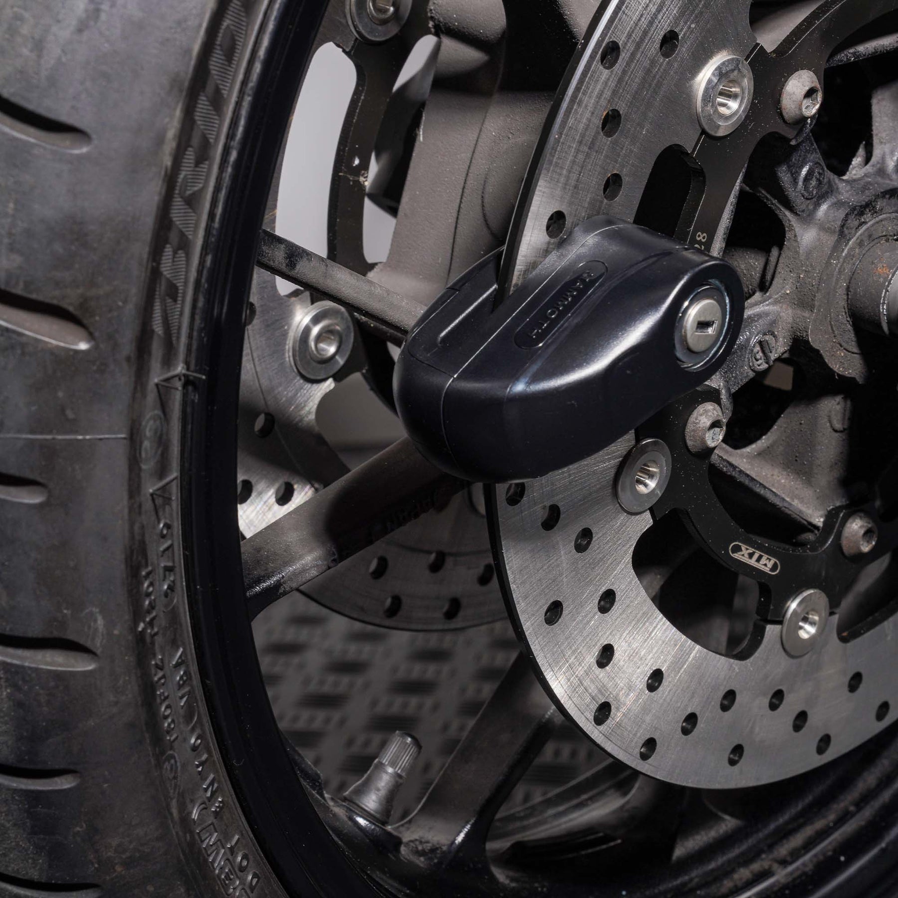 Mammoth Security Rogue Motorcycle Motorbike Scooter Disc Lock 6mm Black