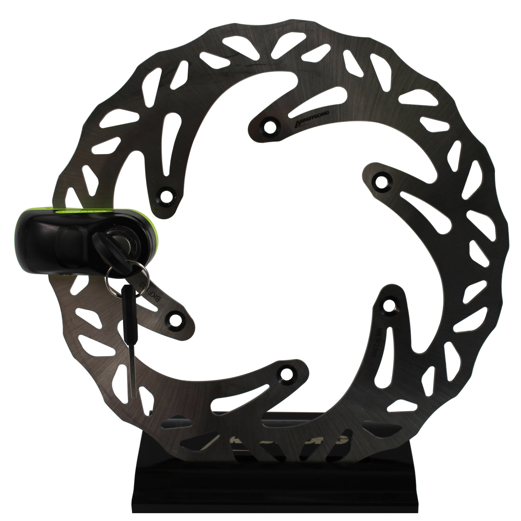 Mammoth Security Motorcycle Motorbike Scooter Rogue Disc Lock 6mm Yellow