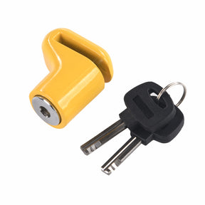 Mammoth Micro Yellow Motorcycle Motorbike Scooter Disc Lock With 6mm Pin
