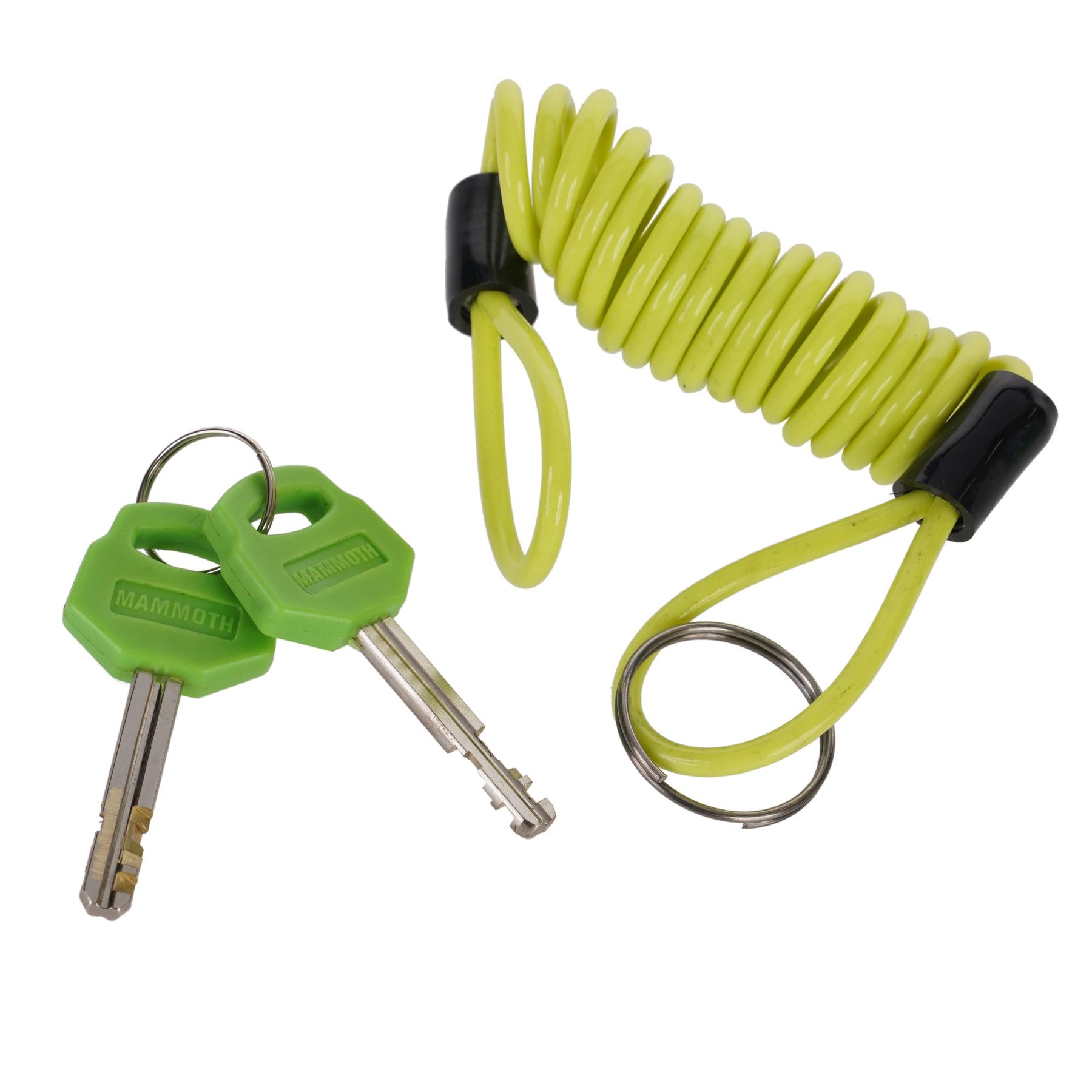 Mammoth Security Thatcham Shackle Motorcycle Scooter Disc Lock With 11mm Pin and Reminder Coil