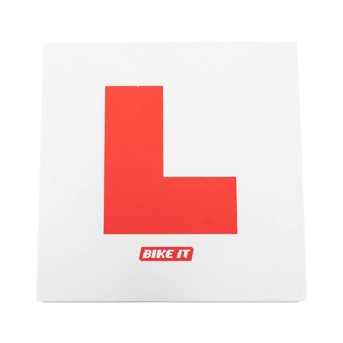 Bike It Pack Of 10 Rigid Motorcycle L Plates Legal Road Use