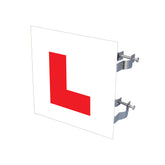 Bike It Pack Of 10 Rigid Motorcycle L Plates With Fitting Brackets - Beedspeed