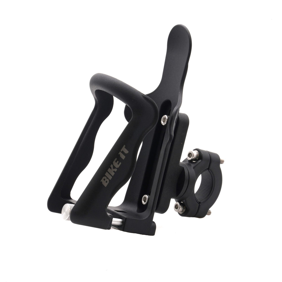 Bike It Universal Adjustable Motorcycle Handlebar Bottle Holster Touring