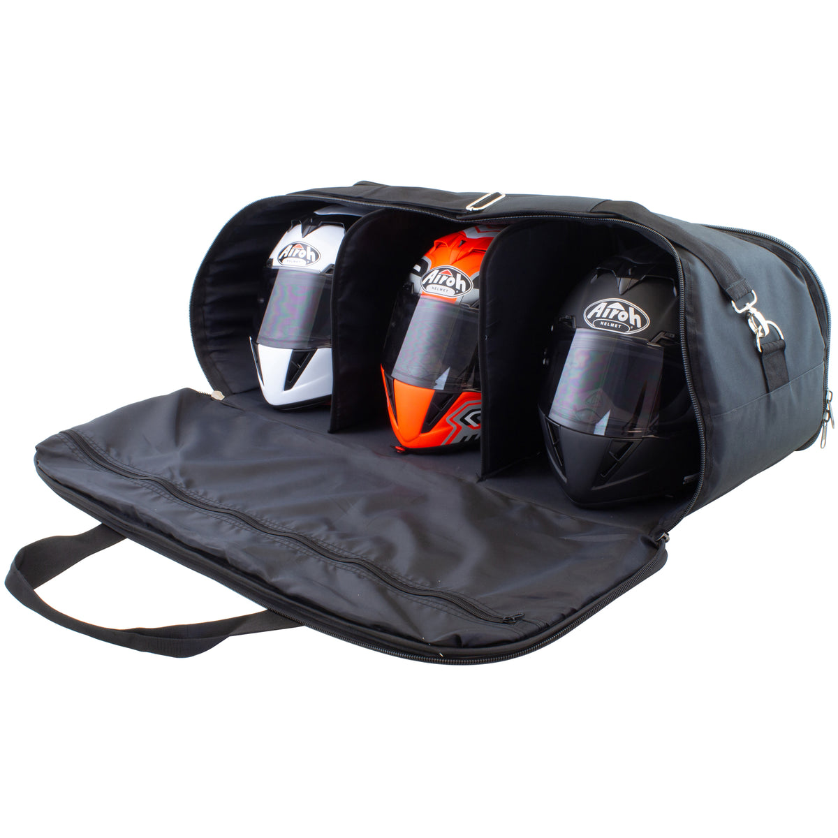Helmet Storage Bag Holds Up To 3 Motorcycle Helmets Protective Carrier