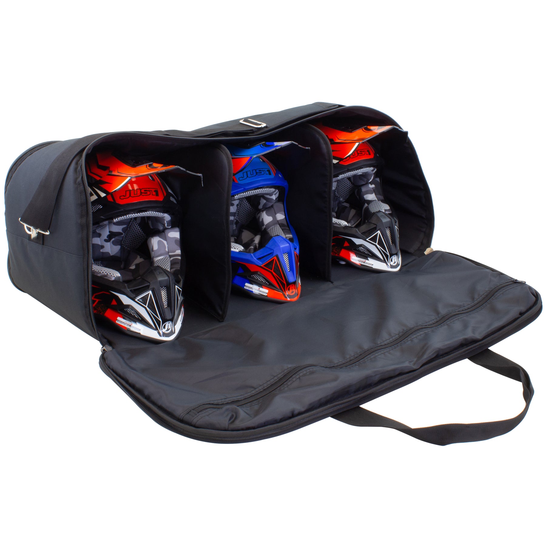 Helmet Storage Bag Holds Up To 3 Motorcycle Helmets Protective Carrier