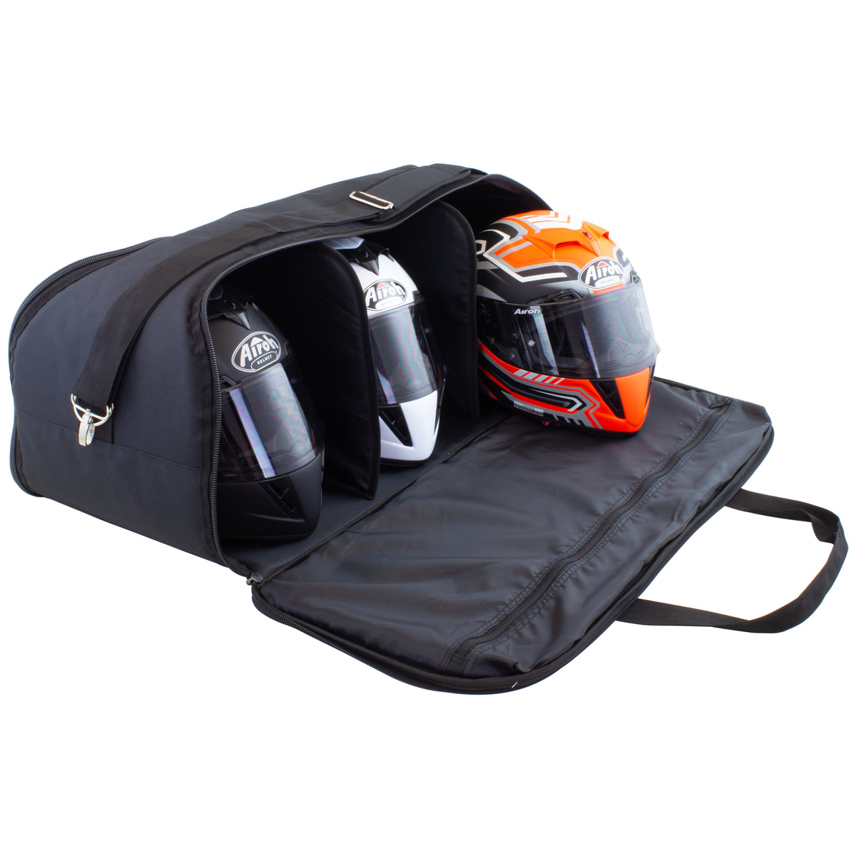 Helmet Storage Bag Holds Up To 3 Motorcycle Helmets Protective Carrier