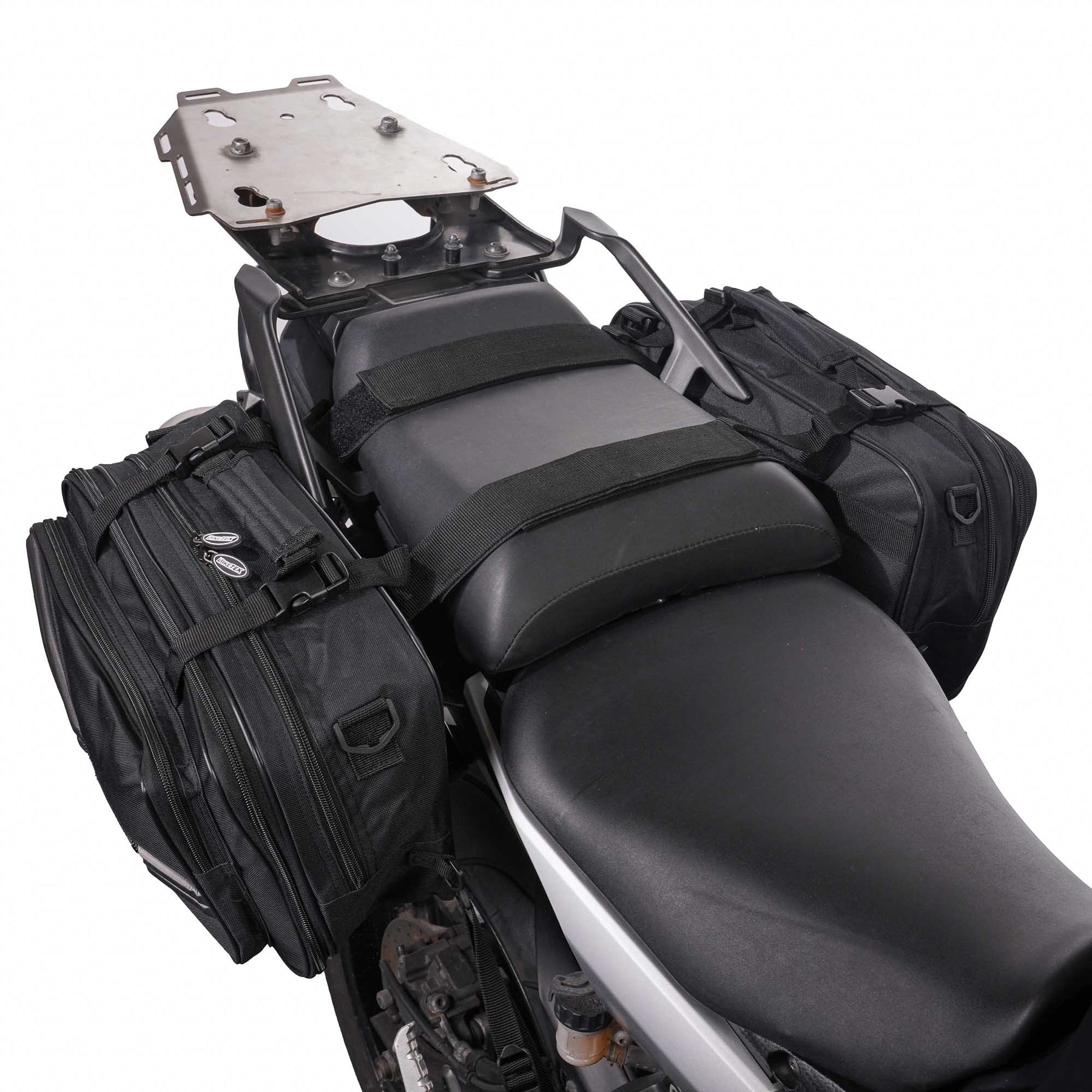 BikeTek Diablo Soft Motorcycle Pannier Bags 2 x 21L - Beedspeed