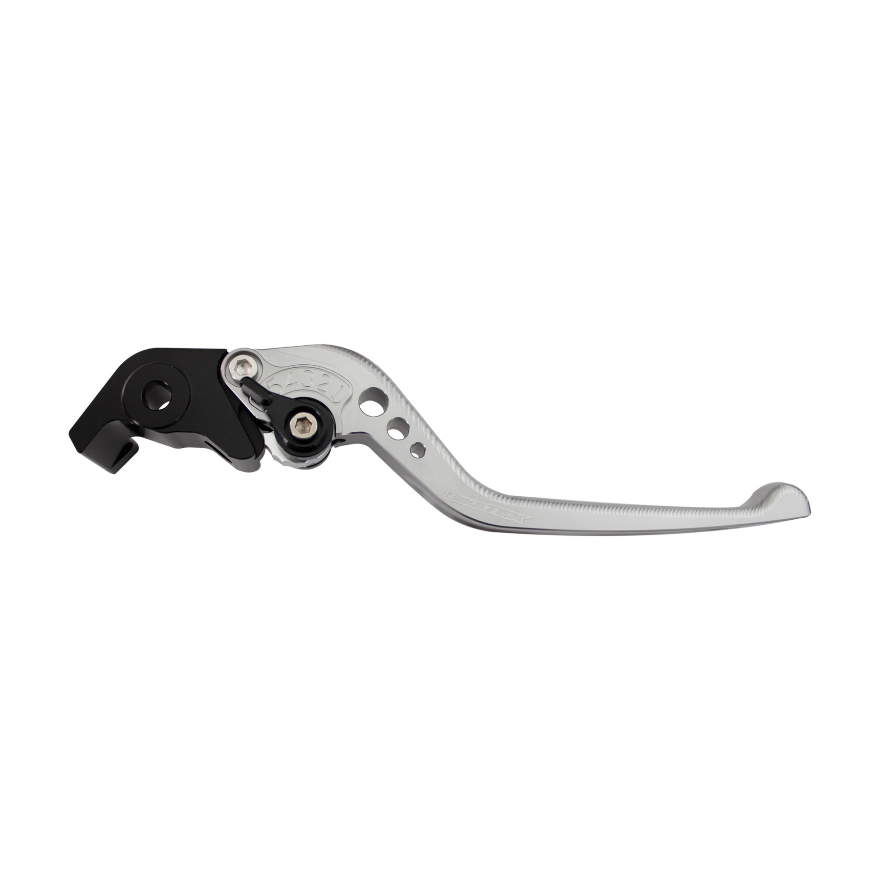 BikeTek Adjustable CNC Lever Long Brake - Titanium / Black Adjuster - #B58
