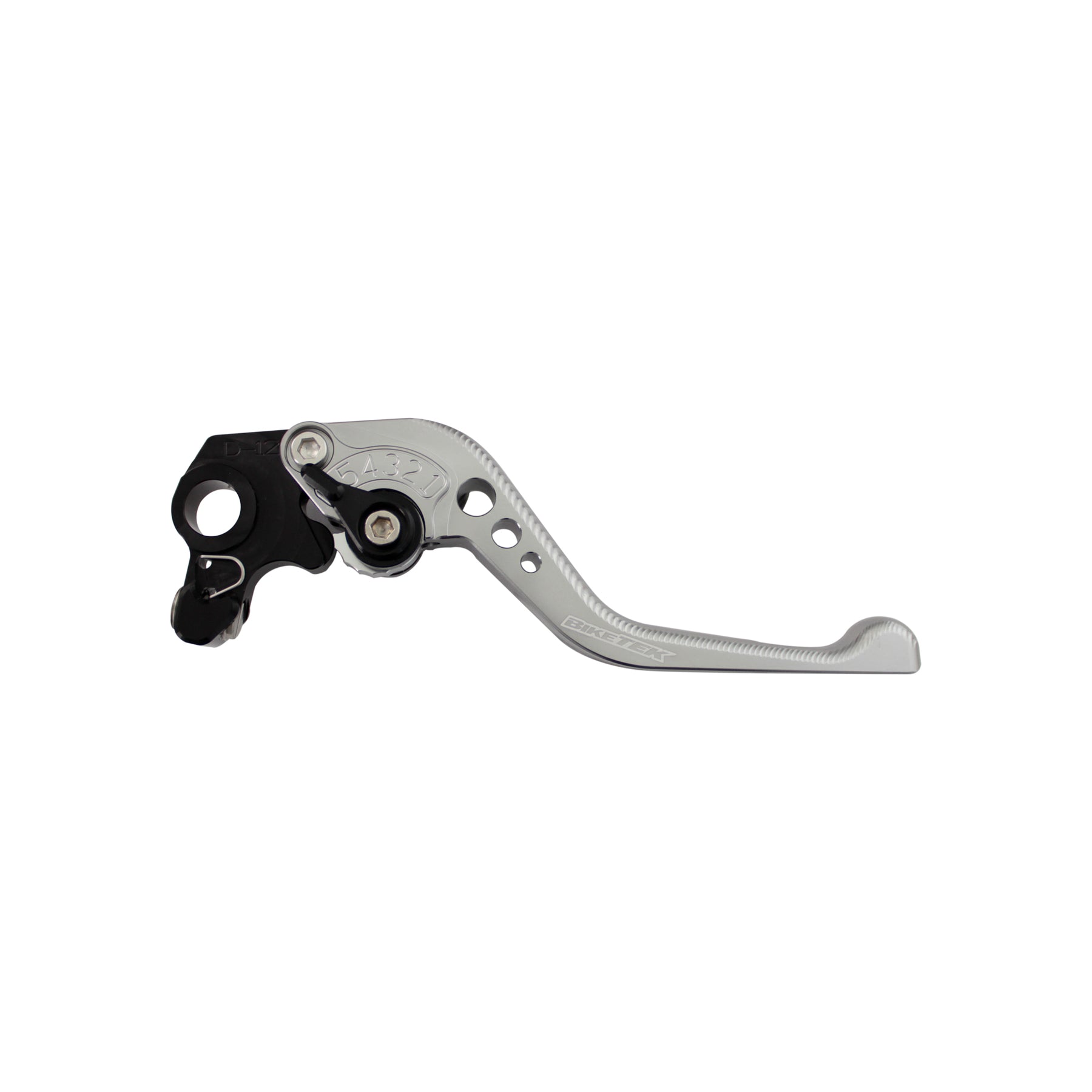 BikeTek Adjustable CNC Lever Short Brake - Titanium / Black Adjuster - #B88S
