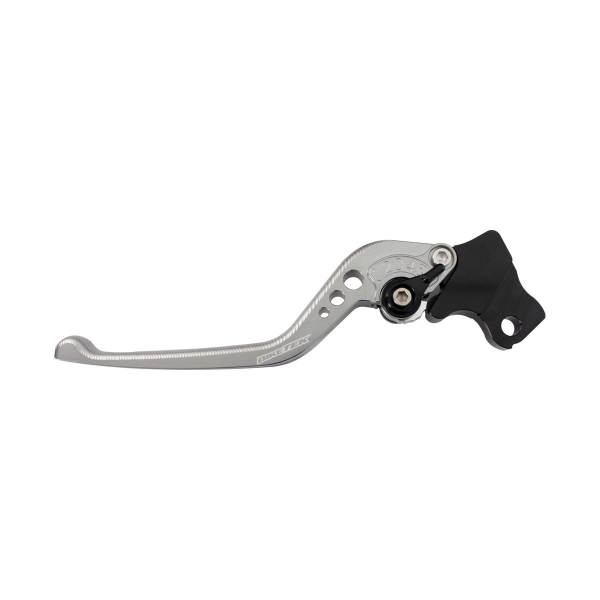BikeTek Adjustable CNC Lever Long Clutch - Titanium / Black Adjuster - #C99