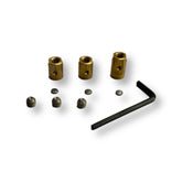 Lambretta S1-3 Li GP SX TV Brass Cable Nipple Trunnion Kit Allen Hex Key