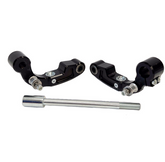 Lambretta S1-3 Li GP DL SX TV Casa Performance CNC 12MM Adjustable Fork Links  - Black