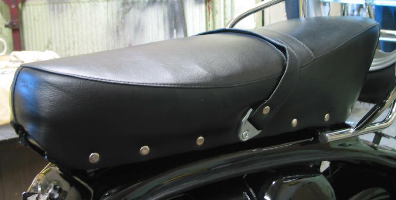 Lambretta Dual Seat Standard - Black - AF Rayspeed