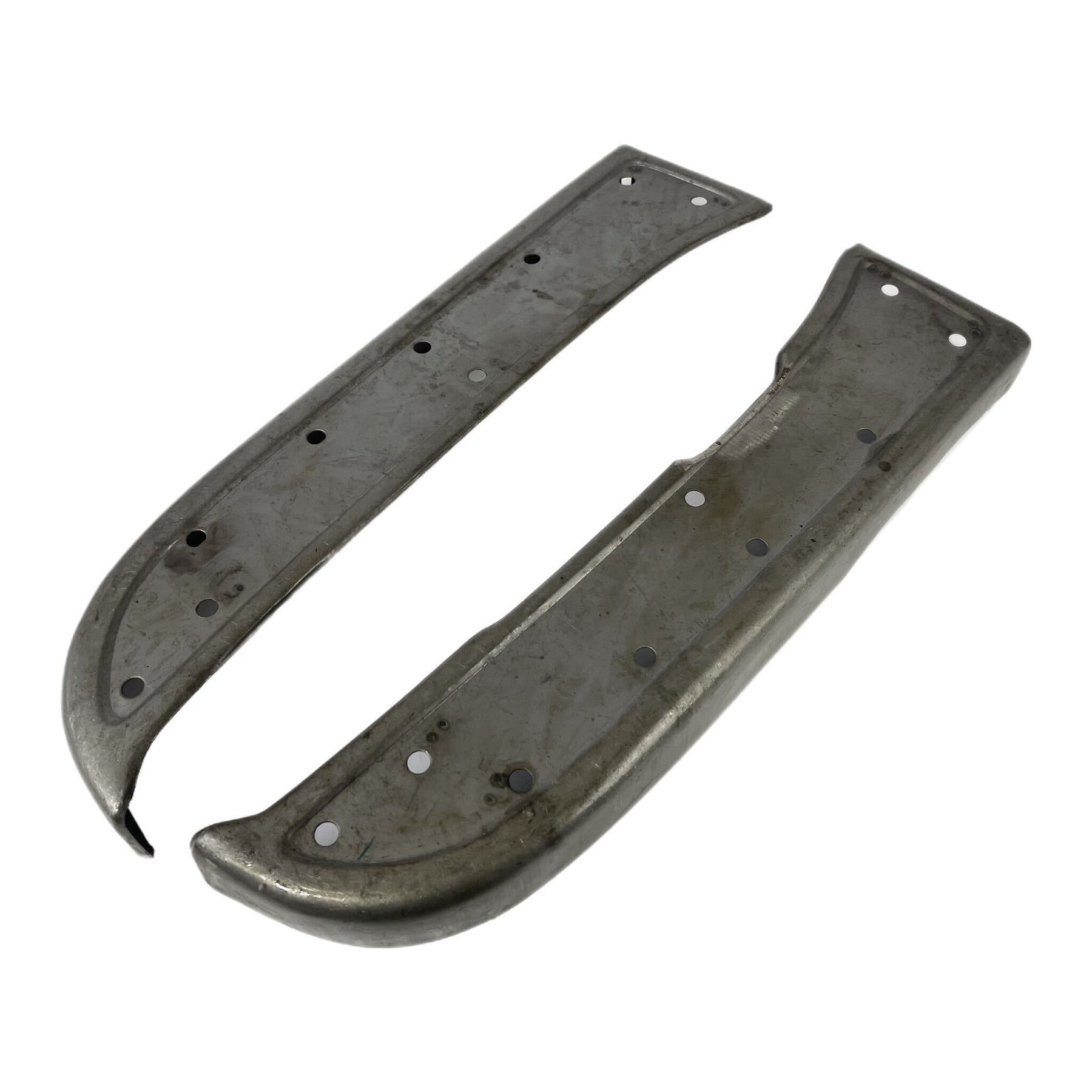 Lambretta LD Rear Runner Boards - Pressed Bare Metal