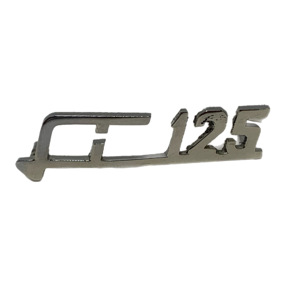 Lambretta Li125 Leg Shield Badge - Chrome