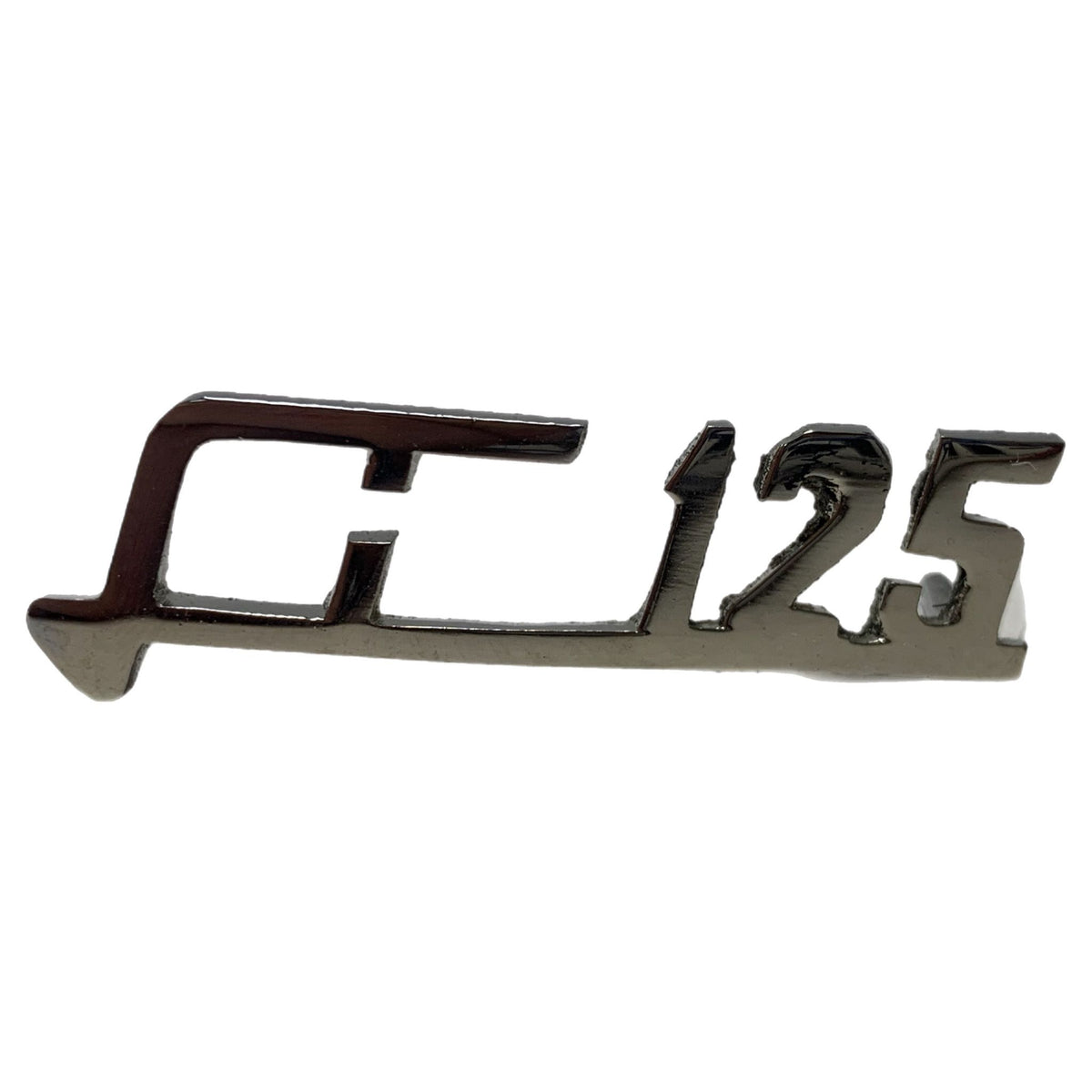 Lambretta Li125 Leg Shield Badge - Chrome