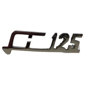 Lambretta Li125 Leg Shield Badge - Chrome