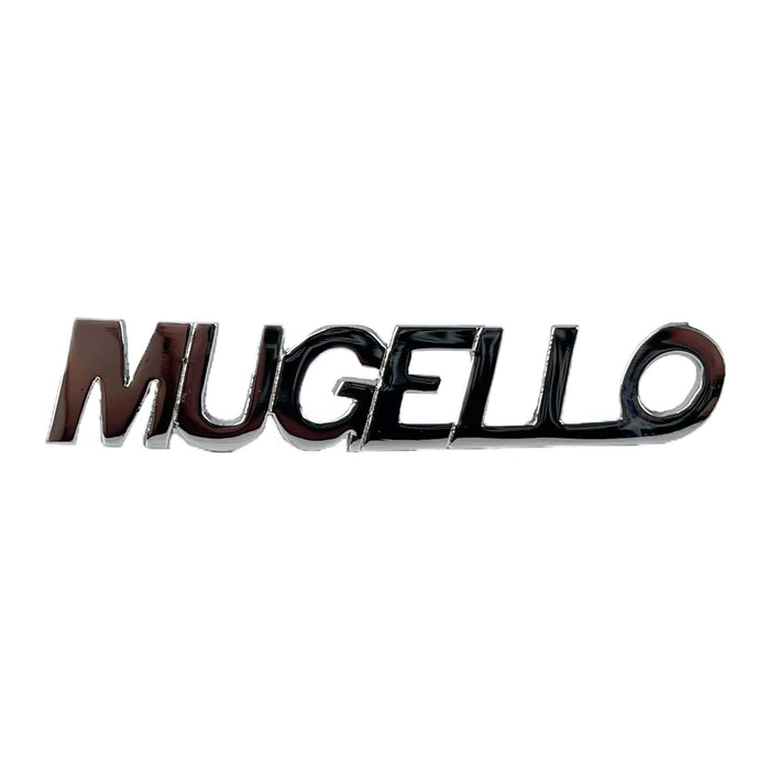 Lambretta MUGELLO Legshield Badge - Chrome