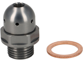 Lambretta S1-3 Li GP SX TV J Lui CNC Oil Drain & Oil Breather Plug Bundle - Silver - Casa Performance