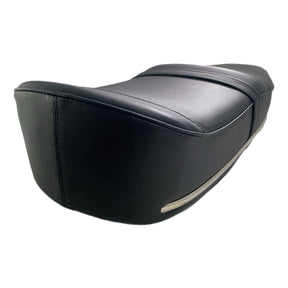 Lambretta Pegasus Style Seat with Stainless Steel Trim - Navy Blue
