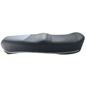 Lambretta Pegasus Style Seat with Stainless Steel Trim - Navy Blue