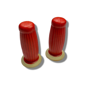 Lambretta Series 3 Li GP SX TV Balloon Grips 22mm - Solid Red