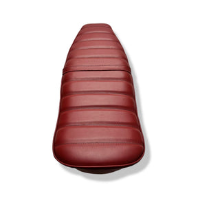 Lambretta Series 1 2 3 Li GP SX TV Original Style Ribbed Seat - Oxblood Red