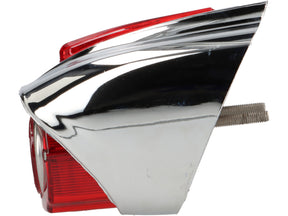 Lambretta Series 1-2 Li TV Catalux Rear Light Unit Red Lens - Chrome