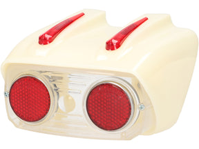 Lambretta Series 1-2 Li TV Catalux Rear Light Unit White Lens - White