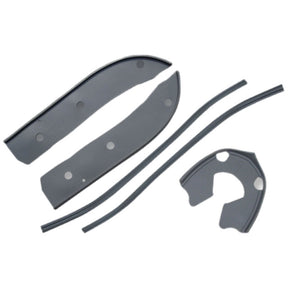 Lambretta Series 3 Li Serveta Horncover & Front Mudguard Rubber Kit Grey