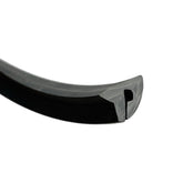 Lambretta Series 1 2 3 Li GP SX TV - Tool Box To Frame Rubber Trim - Black - Beedspeed