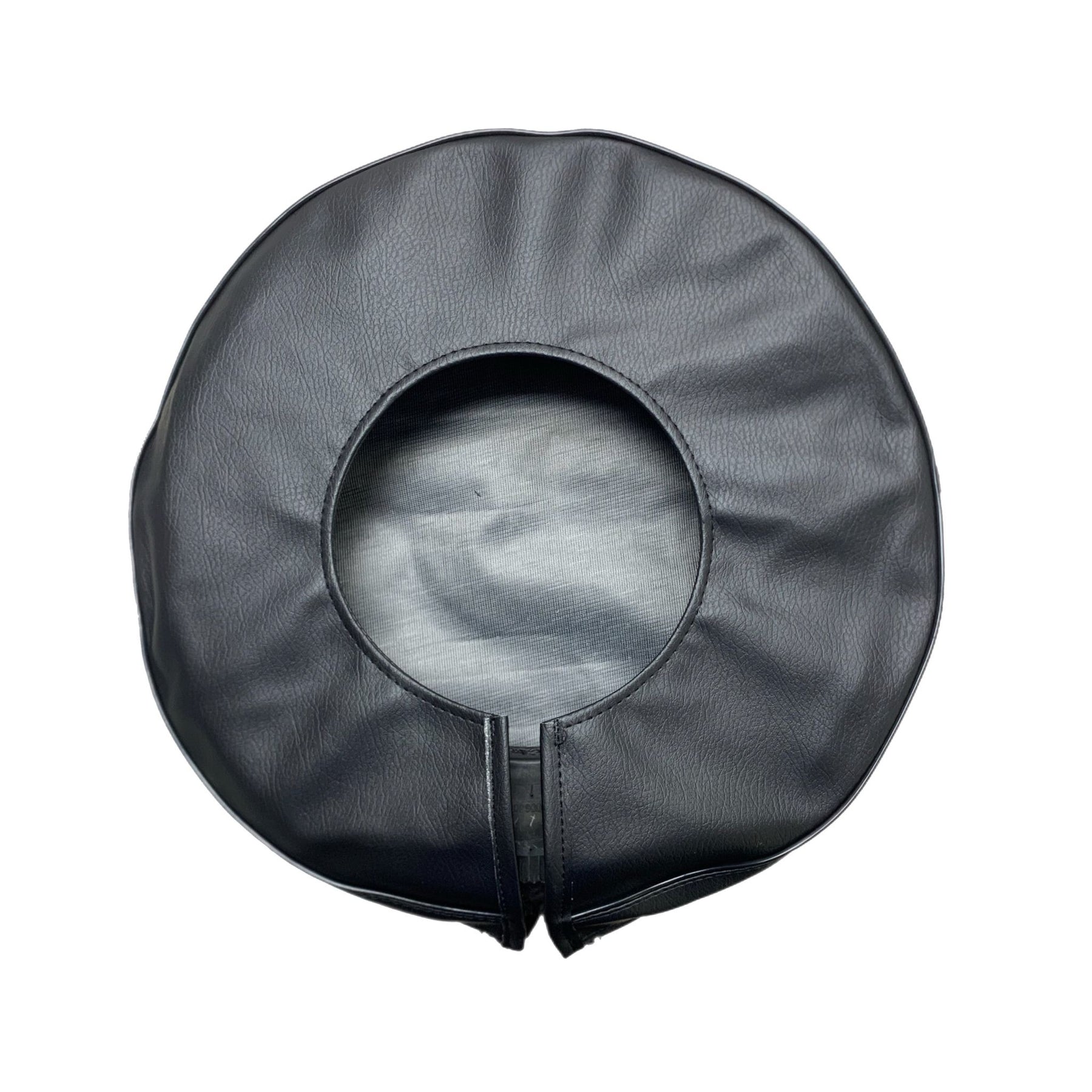 Lambretta Series 1 2 3 Li GP SX TV 10" Spare Wheel Cover - Black with White Logo And Pouch
