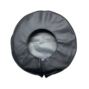 Lambretta Series 1 2 3 Li GP SX TV 10" Spare Wheel Cover - Black with White Logo And Pouch