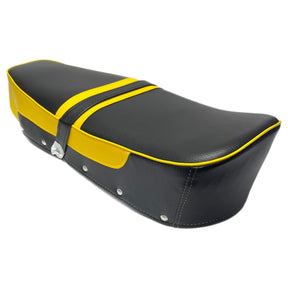 Lambretta Series 1-3 Li GP SX TV Dual Bench Seat - Black & Yellow