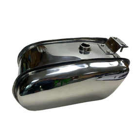 Lambretta Series 1-3 Li GP SX TV Long Range 17L Petrol Tank - Polished Stainless Steel