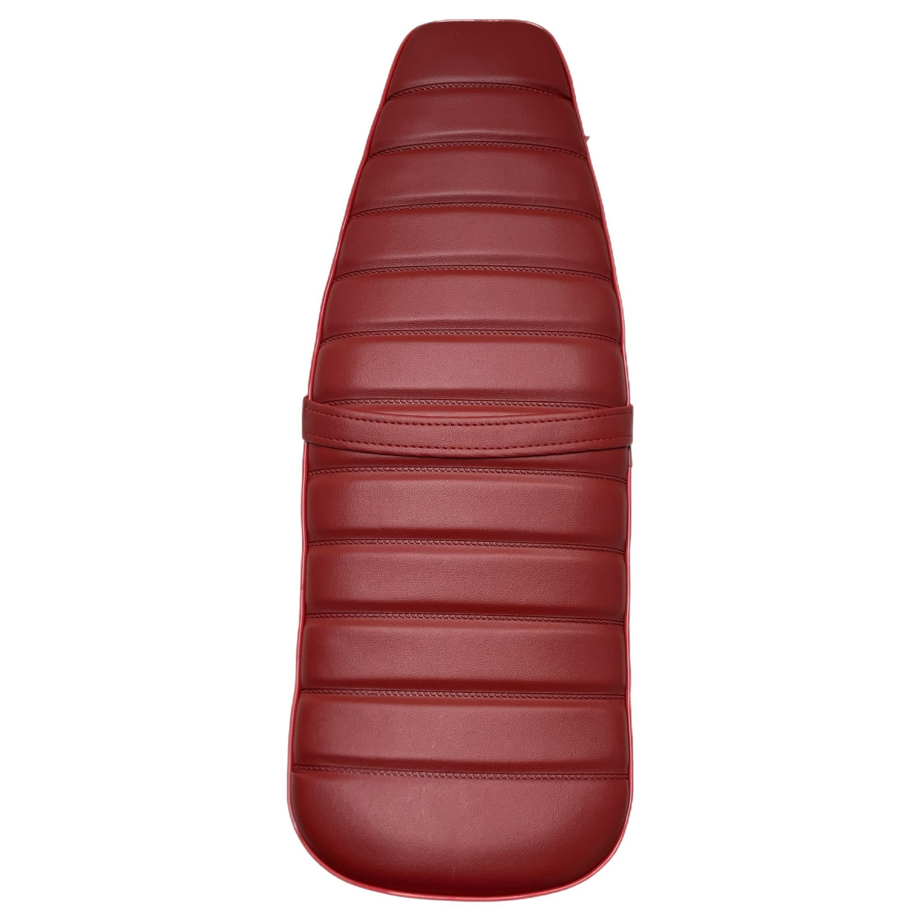 Lambretta Series 1 2 3 Li GP SX TV Original Style Ribbed Seat - Oxblood Red