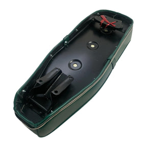 Lambretta Series 1 2 3 Li GP SX TV Pegasus Seat - Dark Green with Stainless Steel Trim