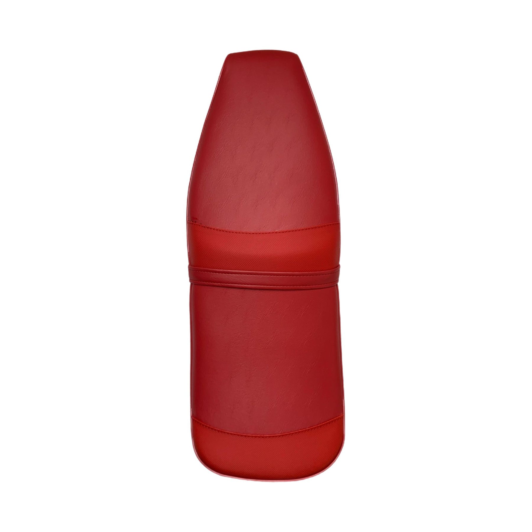Lambretta Series 1 2 3 Li GP SX TV Pegasus Seat - Red with Stainless Steel Trim