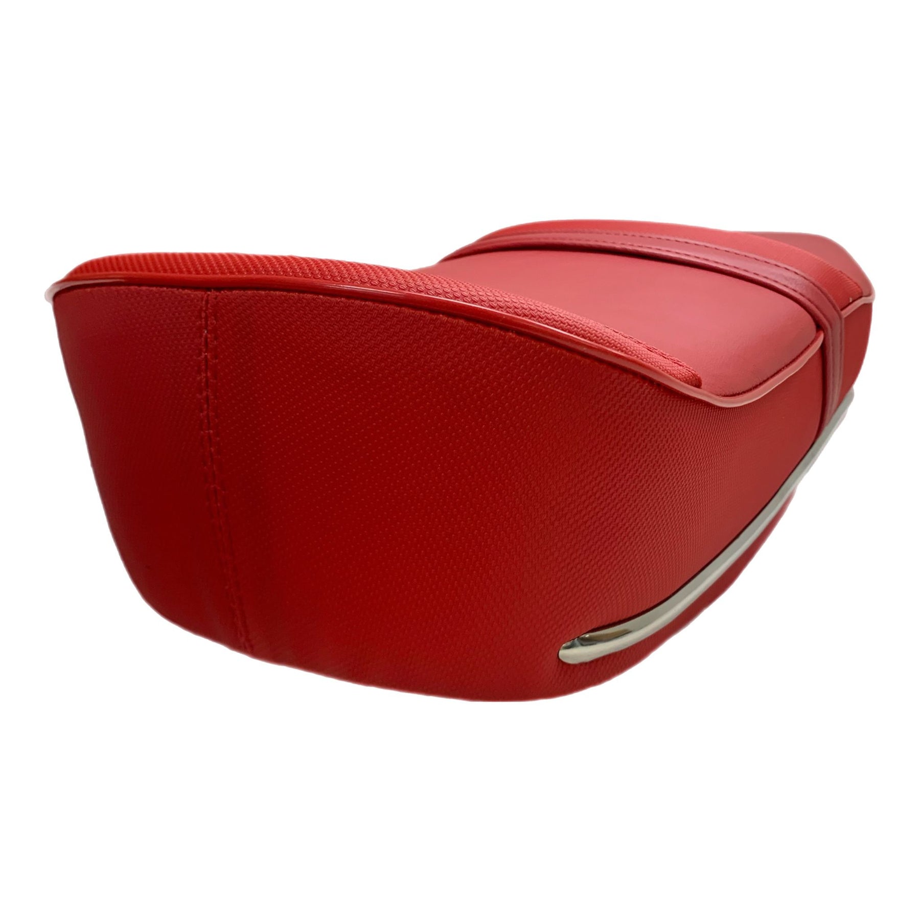 Lambretta Series 1 2 3 Li GP SX TV Pegasus Seat - Red with Stainless Steel Trim