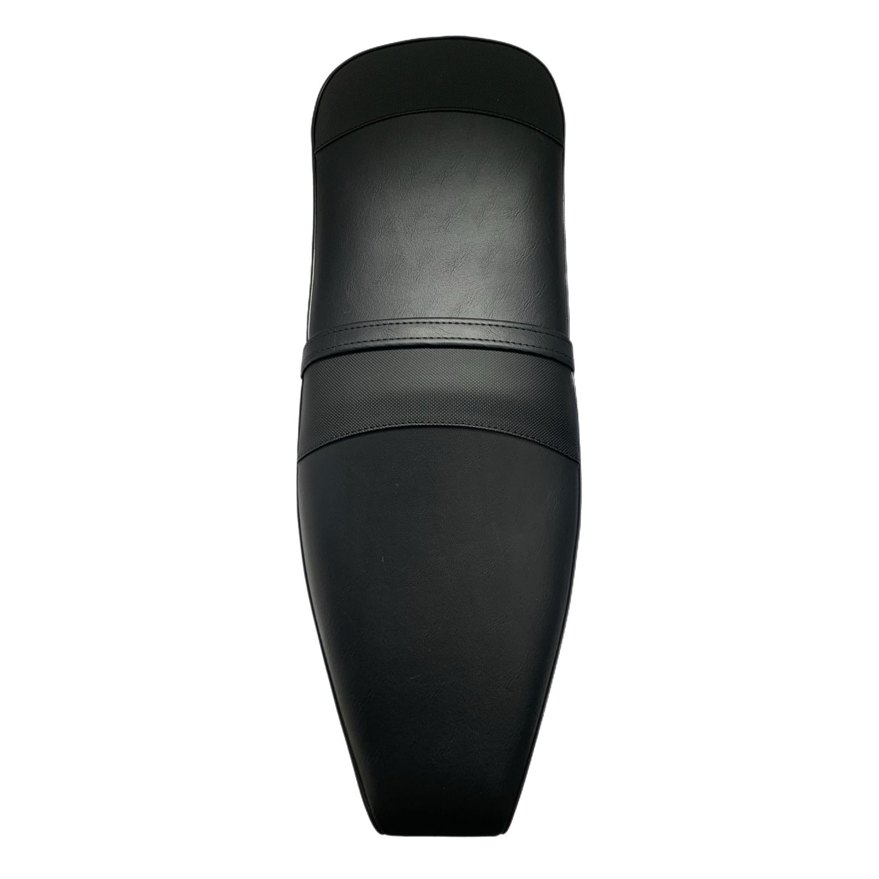 Lambretta Series 1 2 3 Li GP SX TV Pegasus Style Seat - Black with Stainless Trims