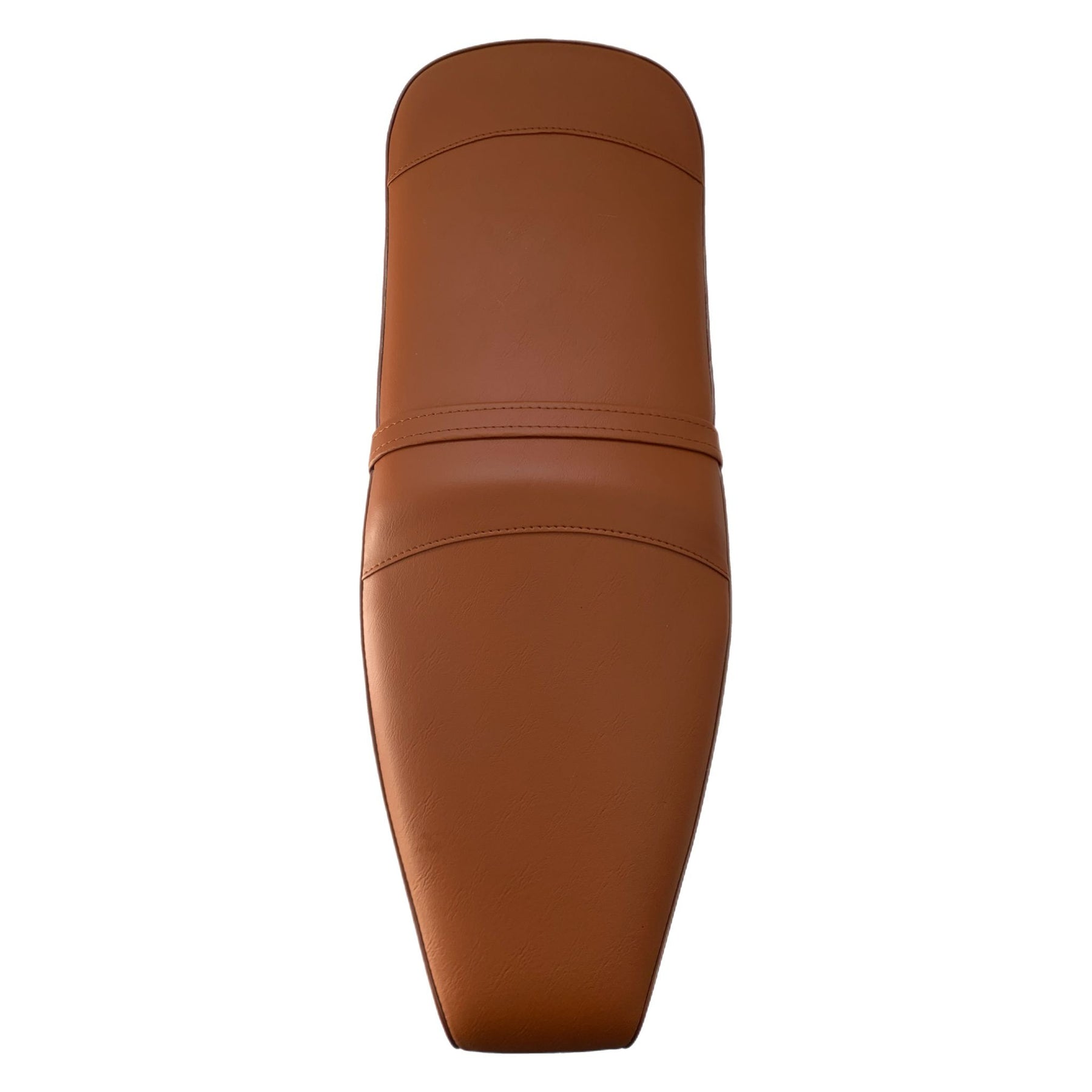 Lambretta Series 1 2 3 Li GP SX TV Pegasus Style Seat - Tan with Stainless Steel Trim